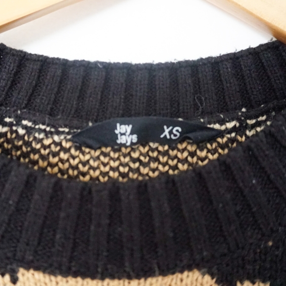 Jay Jays Pattern Knit Crew Neck Jumper Sweater - Picture 4 of 7